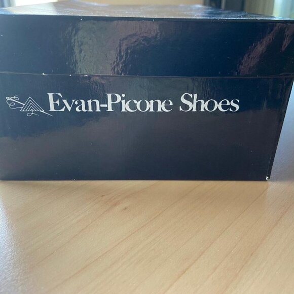 Evan Picone Vintage Black Velvet & Satin Shoes with Detachable Rhinestone Clips - Picture 9 of 12